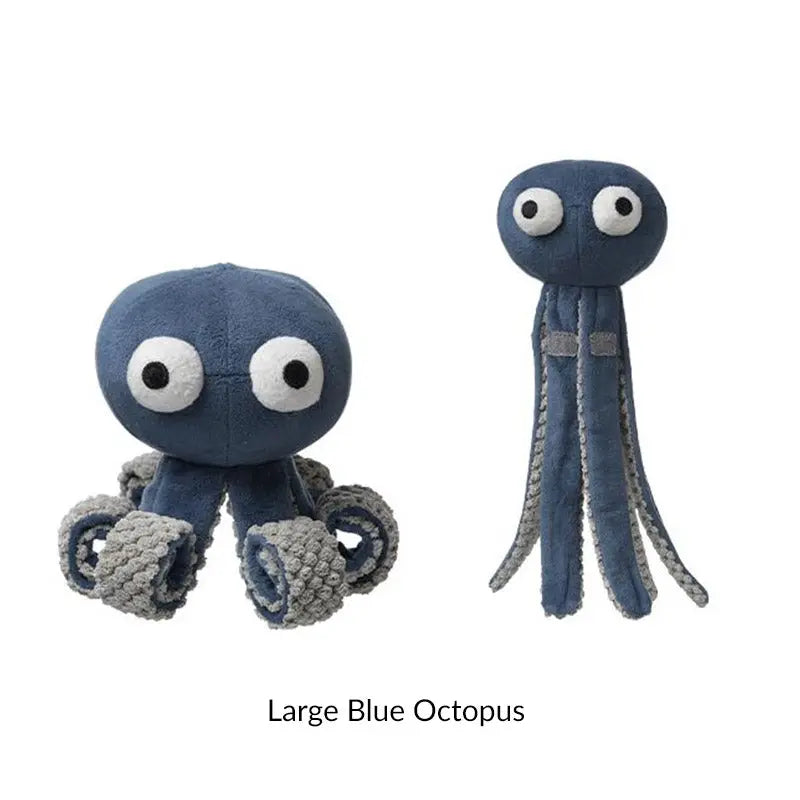 Ocean Snuffle & Squeaky Plush Enrichment Toy – Available as Single or Set - PetPark