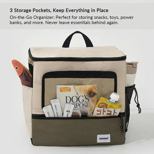 Lightweight Double-Shoulder Pet Backpack with Front & Back Carry, Light-Blocking & Warming Design for Small to Medium Cats - PetPark