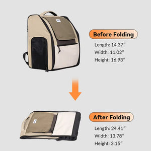 XXL Spacious & Versatile Double-Shoulder Pet Travel Backpack - PetPark