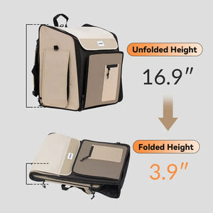Luxury Expandable Front and Rear Pet Travel Backpack Tent – Perfect for Multiple Cats, Large Cats, or Small Dogs - PetPark