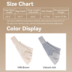 Breathable Summer Pet Sling Carrier Bag With Pocket - PetPark