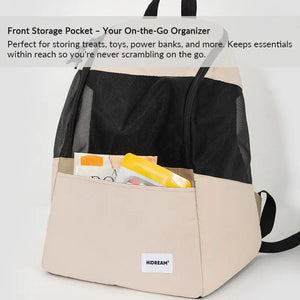 Breathable Lightweight Pet Carrier – Front & Back Wearable - PetPark