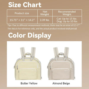 SoftNest Lightweight Labor-Saving 2-in-1 Pet Backpack & Hand Carrier - PetPark