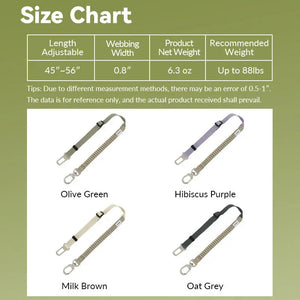 Valora Elastic Shock-Absorbing Pet Car Safety Belt - PetPark