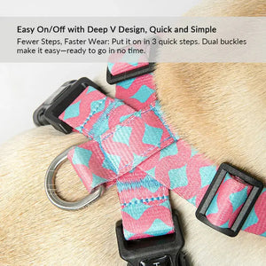 Colorful PRO Protective Trachea Dog X Harness - PetPark