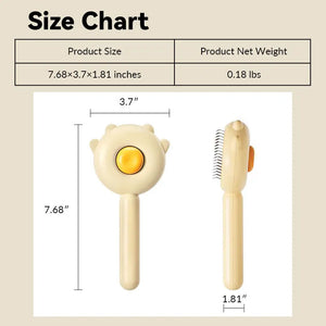 Cat Grooming Brush with Release Button - PetPark