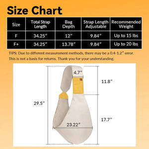 Portable Pet Sling Carrier Bag With Pocket - PetPark