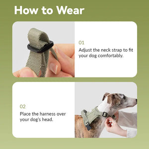 Valora 2-Second Easy-Fit Harness with Anti-Choke Position-Limit & Locator Pocket - PetPark