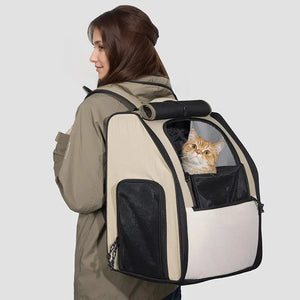 XXL Spacious & Versatile Double-Shoulder Pet Travel Backpack - PetPark