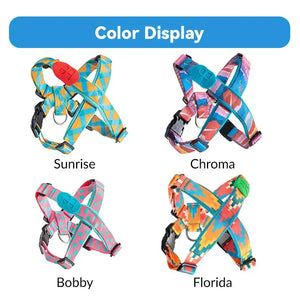 Colorful PRO Protective Trachea Dog X Harness - PetPark