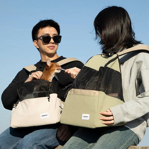 Breathable Lightweight Pet Carrier – Front & Back Wearable - PetPark