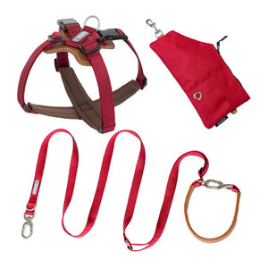 BOBO X-Shaped Trachea-Protective Harness | Choose from Harness, Leash, Travel Bag, or 3-in-1 Set - PetPark