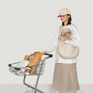 SoftNest Lightweight Labor-Saving Sling Carrier Bag for Pets - PetPark