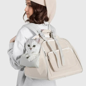 SoftNest Lightweight Labor-Saving 2-in-1 Pet Backpack & Hand Carrier - PetPark