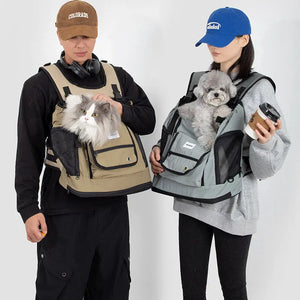Comfortable Labor-saving Front-Zip Front Pet Carrier - PetPark