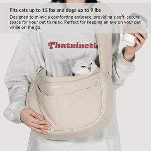 SoftNest Lightweight Labor-Saving Sling Carrier Bag for Pets - PetPark