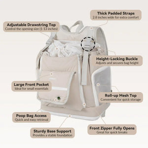 SoftNest Lightweight Labor-Saving Front Pet Carrier - PetPark