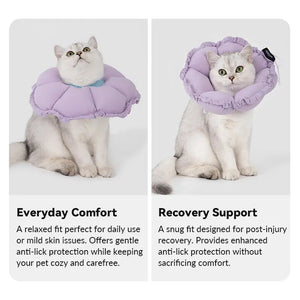 Upgraded Floral Elizabeth Collar - Comfortable for Eating and Sleeping - PetPark