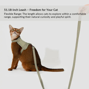 Valora Ultra-Lightweight Harness and Leash Set for Cats with Locator Pocket - PetPark