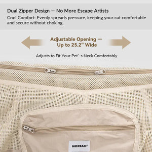 Breathable Summer Pet Sling Carrier Bag With Pocket - PetPark