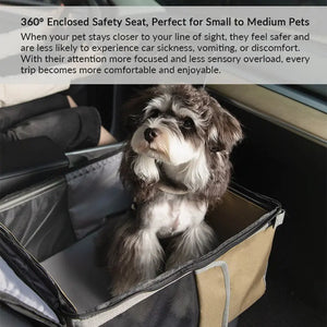 Pet 2-in-1 Car Seat & Backpack with Seatback Protector – Foldable Design - PetPark
