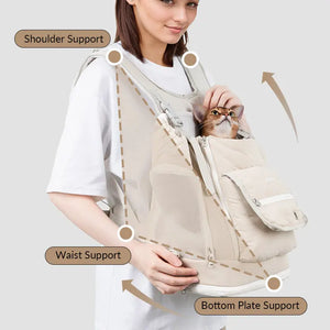 SoftNest Lightweight Labor-Saving Front Pet Carrier - PetPark