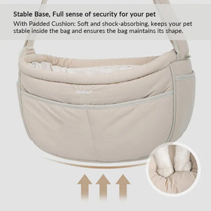 SoftNest Lightweight Labor-Saving Sling Carrier Bag for Pets - PetPark