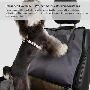 Pet 2-in-1 Car Seat & Backpack with Seatback Protector – Foldable Design - PetPark