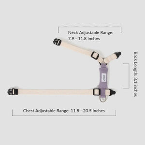 Valora Dual-Buckle Ultra-Lightweight H-Shaped Cat Harness and Leash Set - PetPark