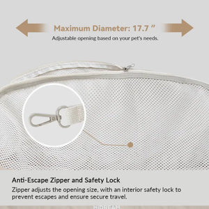 SoftNest Lightweight Labor-Saving Sling Carrier Bag for Pets - PetPark