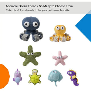 Ocean Snuffle & Squeaky Plush Enrichment Toy – Available as Single or Set - PetPark