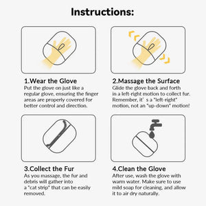 Extra-Large Static Pet Hair Removal Glove - PetPark