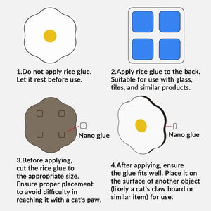 Flower-Shaped, Connectable, Non-Shedding Plant Pulp Cat Scratching Pad - PetPark