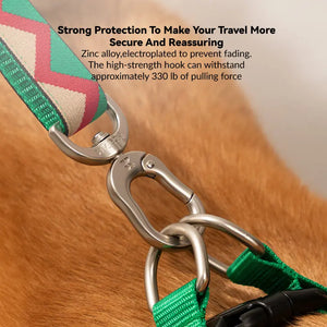 Rainbow Multi-function Single-end & Double-end Dog Leash - PetPark