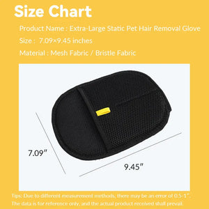 Extra-Large Static Pet Hair Removal Glove - PetPark