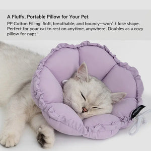 Upgraded Floral Elizabeth Collar - Comfortable for Eating and Sleeping - PetPark