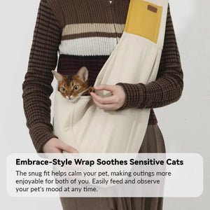 Portable Pet Sling Carrier Bag With Pocket - PetPark