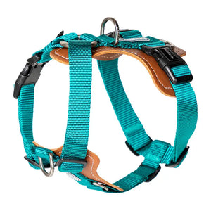 BOBO H-Shaped Leather-Cushioned Harness | Choose from Harness, Leash, Travel Bag, or 3-in-1 Set - PetPark