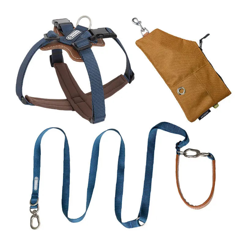 BOBO X-Shaped Trachea-Protective Harness | Choose from Harness, Leash, Travel Bag, or 3-in-1 Set - PetPark