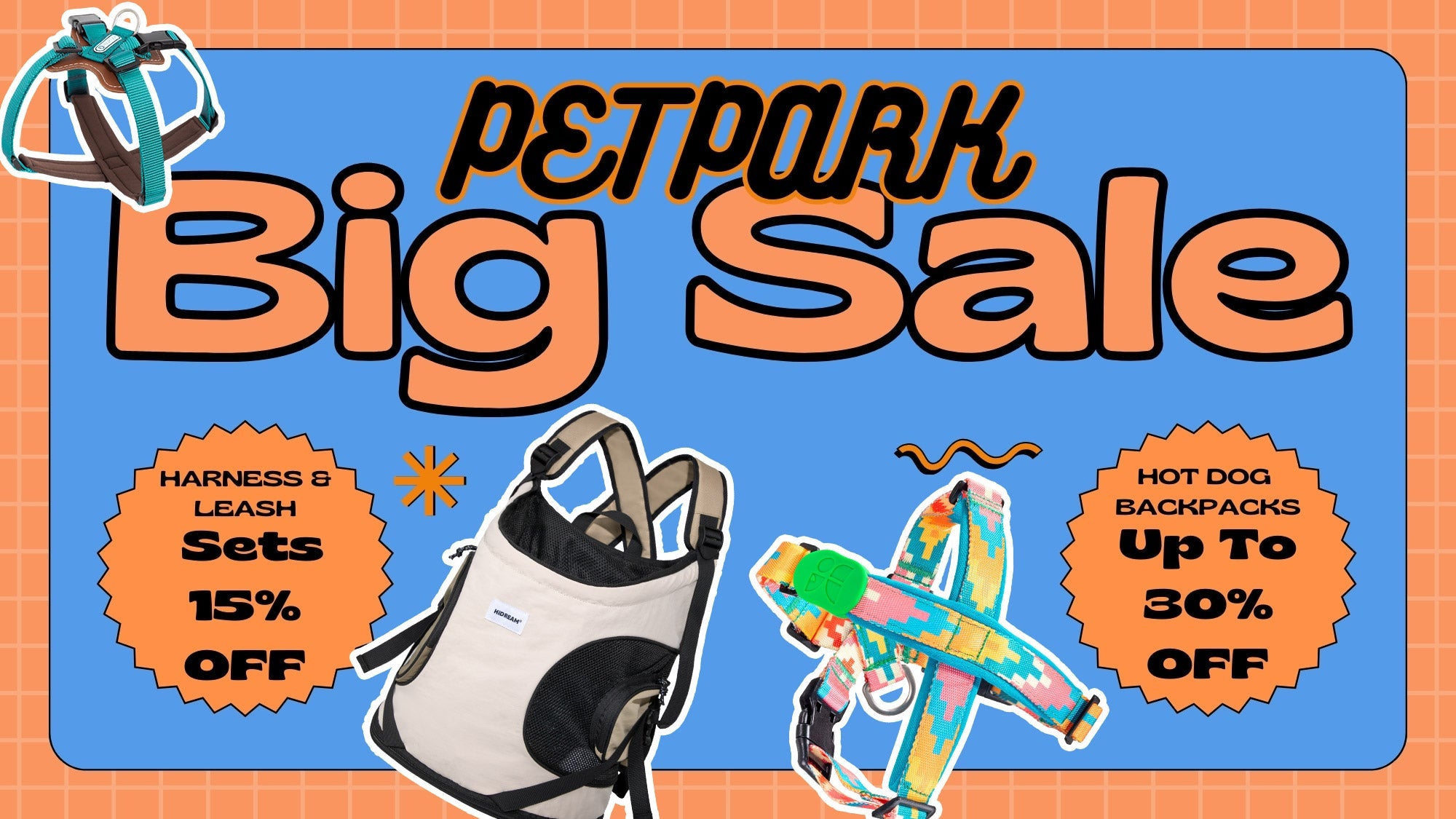 Harness & Leash Sets 15% OFF