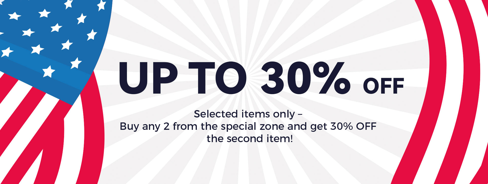 Buy 2 Get 1 For 30% Off