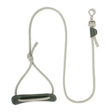 Leather & Thick Round Rope Dog Leash – Leash Only or Harness & Leash Set Pet Park