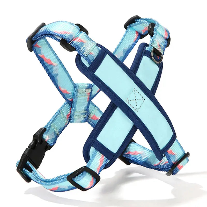 Wild Elements Series No Choke Dog Harness – X-Style Trachea Protection, Single or Set with a 3-in-1 Shock-Absorbing Leash（副本） Pet Park