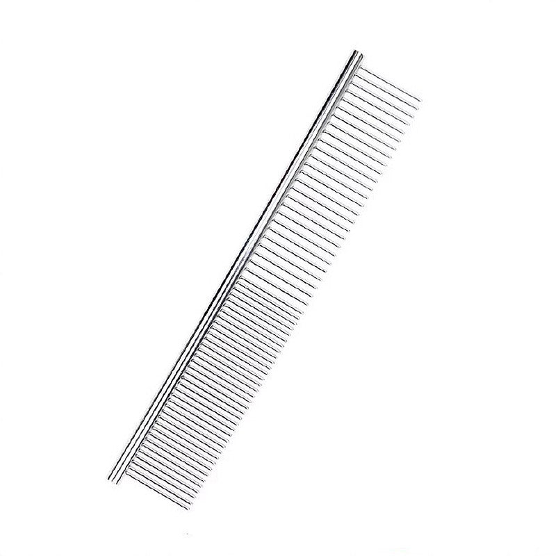 DualSpacing WideHead SteelPro Cat Comb – Ideal for Long-Haired Cats