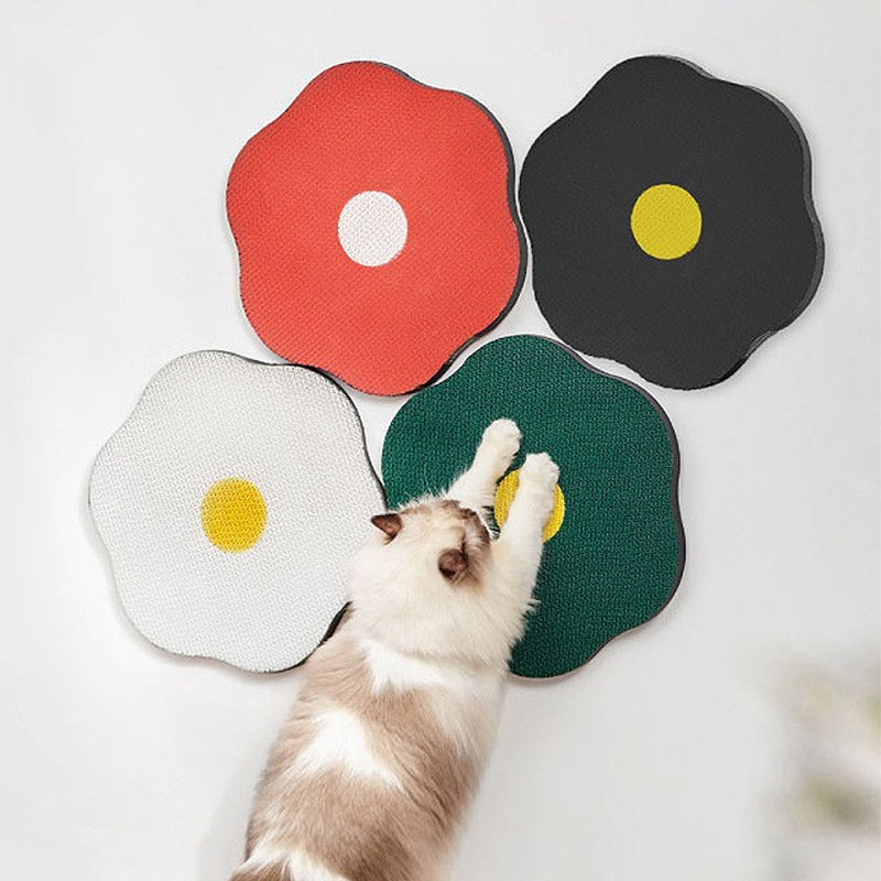 Flower-Shaped, Connectable, Non-Shedding Plant Pulp Cat Scratching Pad