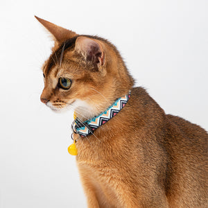 Colorful / Rainbow Cat Collar With Bell - PetPark