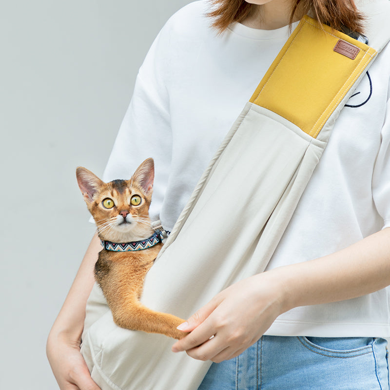 Portable Pet Sling Carrier Bag With Pocket - PetPark