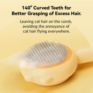 Cat Grooming Brush with Release Button - PetPark